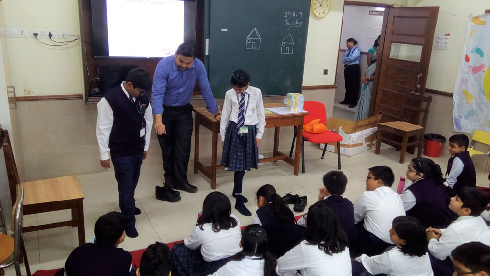 Footcare conducted by BATA(in collaboration with Sharp NGO)