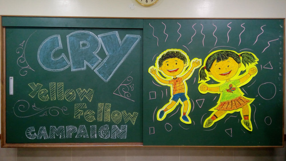 ‘Yellow Fellow’- A national campaign by CRY(Child Rights and You) NGO
