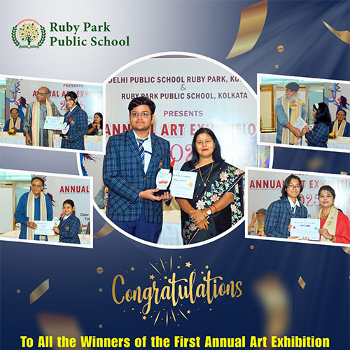 Winners of First Annual Art Exhibition